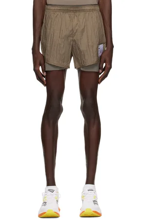 SATISFY Taupe Rippy 3 Trail Shorts