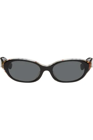 Burberry Black Oval Sunglasses