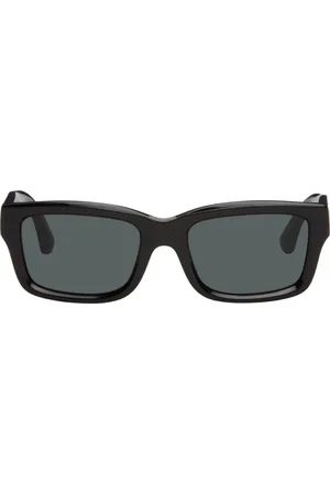 Burberry Black Rectangular Sunglasses