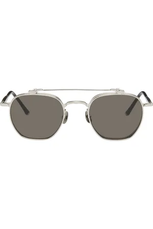 MATSUDA Silver & Black M3148 Sunglasses