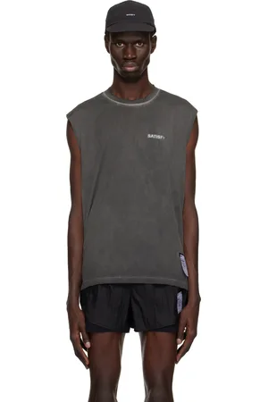 SATISFY Gray AuraLite Muscle Tank Top