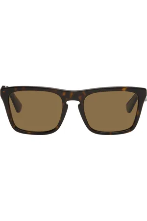 Burberry Brown Code Square Sunglasses