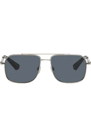 Burberry Silver Metal Logo Sunglasses