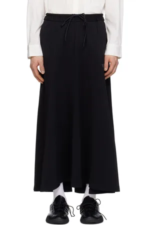 Y-3 3-Stripe Track Midi Skirt