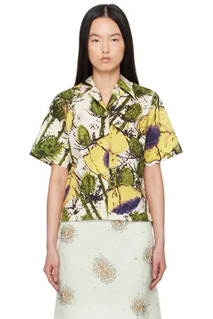WALES BONNER Mutlicolor Althea Pintuck Shirt