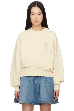 Ami Off-White Ami de Coeur Patch Sweatshirt