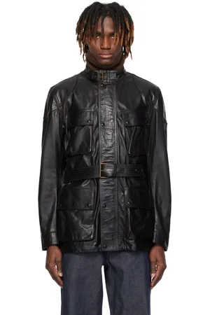 Belstaff Black Legacy Trialmaster Panther Leather Jacket