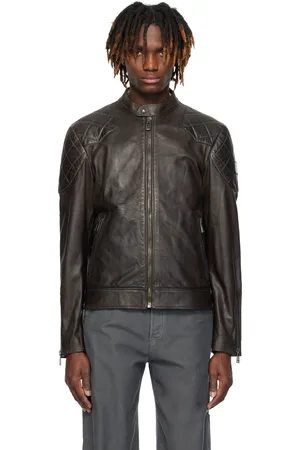 Belstaff Brown Legacy Outlaw Leather Jacket