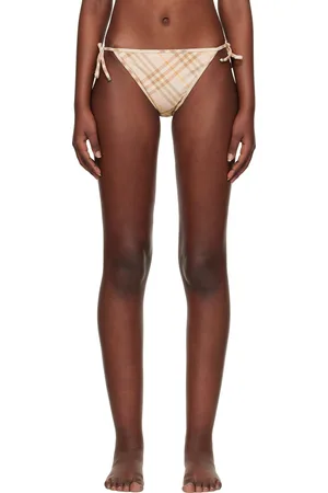 Burberry Beige Check Bikini Bottom