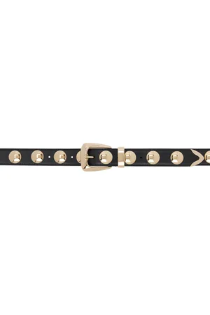 Khaite Black Benny With Studs Belt