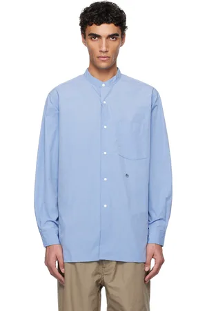 NANAMÍCA Blue Band Collar Wind Shirt