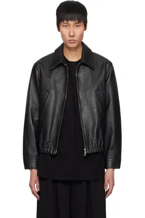 YOKE Zip Leather Jacket