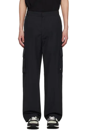 HUGO BOSS Black Regular-Fit Water-Repellent Trousers