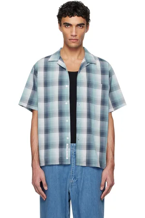 NANAMÍCA Navy & Green Open Collar Pique S/S Shirt