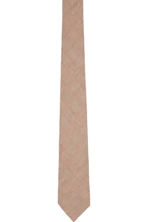 OUR LEGACY Pink Check Tie
