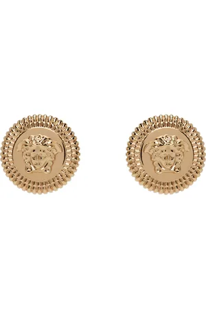 VERSACE Gold Medusa Earrings