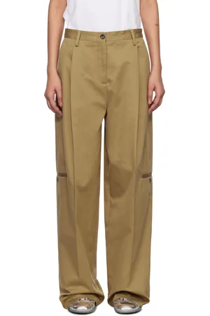 Acne Studios Beige Twill Trousers