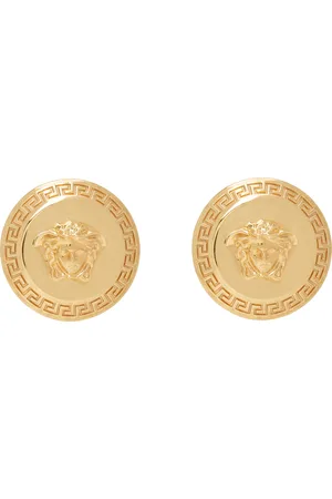 VERSACE Gold Tribute Medusa Stud Earrings