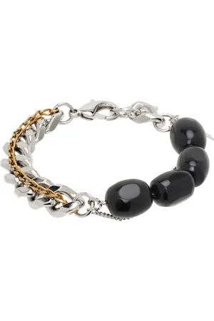 DRIES VAN NOTEN Silver & Gold Tiered Bracelet