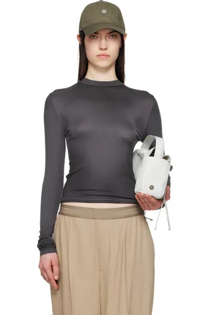 Acne Studios Black Spray-Dyed Long Sleeve T-shirt