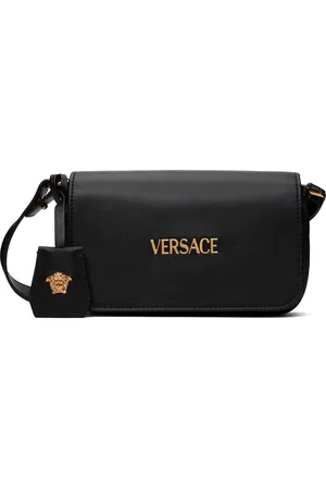 VERSACE Black Tag Mini Shoulder Bag