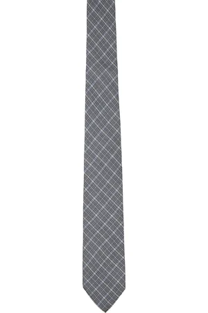 OUR LEGACY Blue Check Tie