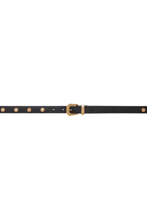 VERSACE Black Medusa Heritage Leather Belt