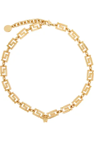 VERSACE Gold Greca Necklace