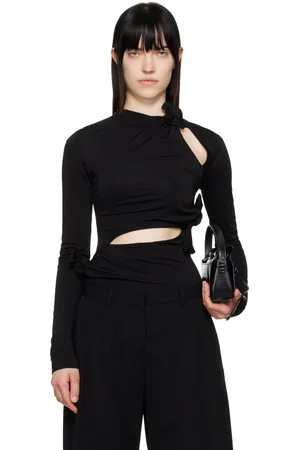 Acne Studios Black Knots Top