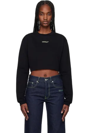OFF-WHITE Double Arrows L/S Cropped T-shirt