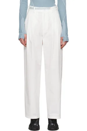 Hyein Seo Wide Beaded Belt Trousers