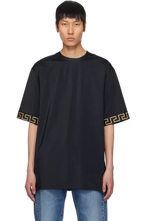 VERSACE Black Swim T-shirt