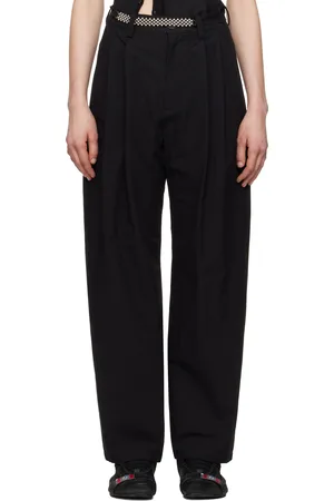 Hyein Seo Wide Beaded Belt Trousers