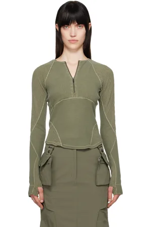 Hyein Seo Half-Zip Raglan T-shirt