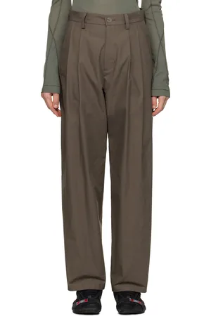 Hyein Seo Wide Beaded Belt Trousers