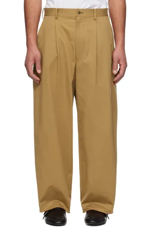 Comme des Garçons Tan Cotton Chino Cloth Trousers