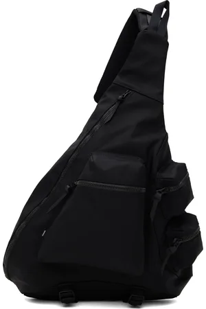 vowels Black Canvas Shoulder Bag