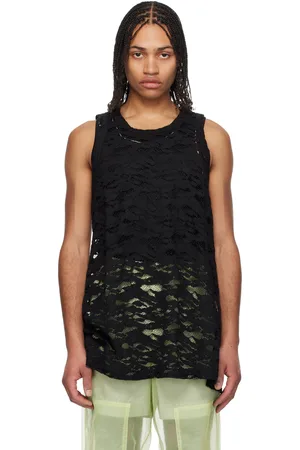 Comme des Garçons Raschel Lace Tank Top