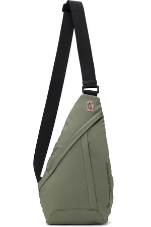 Moncler Khaki Water-Repellent Crossbody Backpack