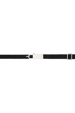 Rick Owens Black Hollywood Disco Belt