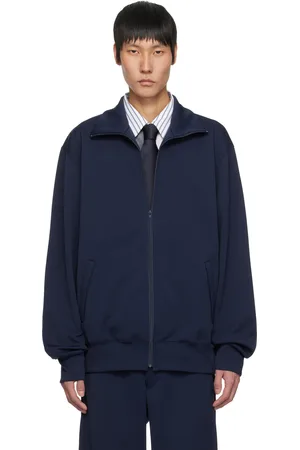 Comme des Garçons Navy Striped Track Jacket
