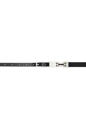 Rick Owens Black Spalla Lux Tongue Belt