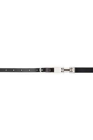 Rick Owens Black Spalla Lux Tongue Belt