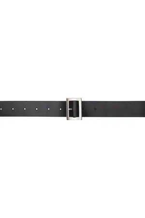 Rick Owens Black Porterville Stooges Belt