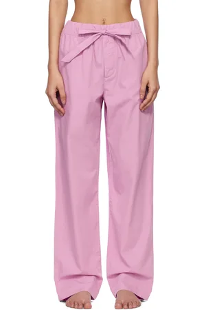 Tekla Purple Poplin Pyjama Pants