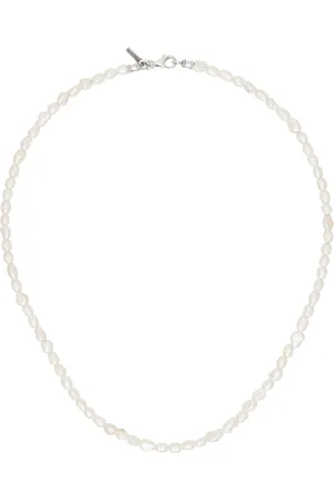 EMANUELE BICOCCHI White Small Baroque Necklace