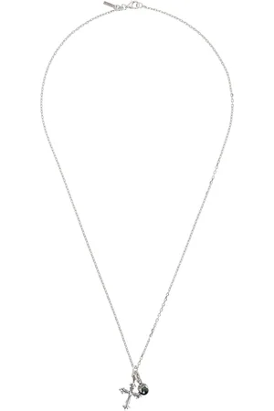 EMANUELE BICOCCHI Pearl & Cross Necklace