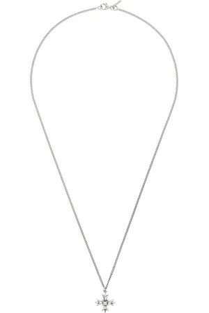 EMANUELE BICOCCHI Crest Crystal Necklace