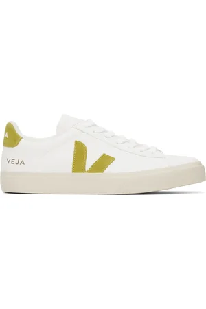 Veja White Campo Leather Sneakers