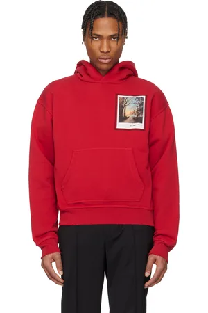Helmut Lang Red River Postcard Hoodie
